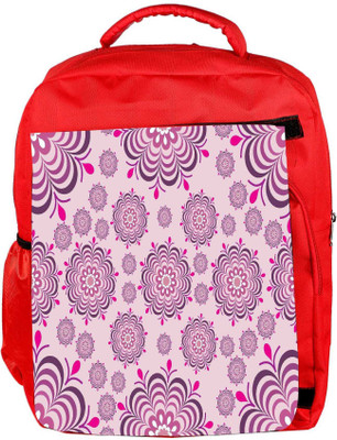 

Snoogg Eco Friendly Canvas Pink Pattern Designer Backpack Rucksack School Travel Unisex Casual Canvas Bag Bookbag Satchel 5 L Backpack(Red)