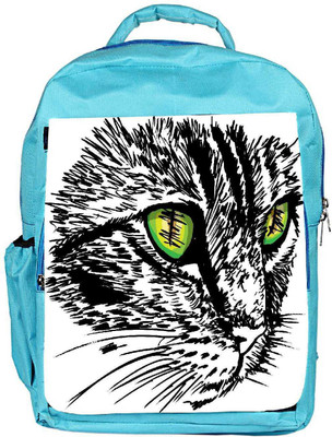 

Snoogg Eco Friendly Canvas Sketch Of Curious Little Cat Looking At Something On The Ground Vector Illu Backpack Rucksack School Travel Unisex Casual Canvas Bag Bookbag Satchel 5 L Backpack(Blue)