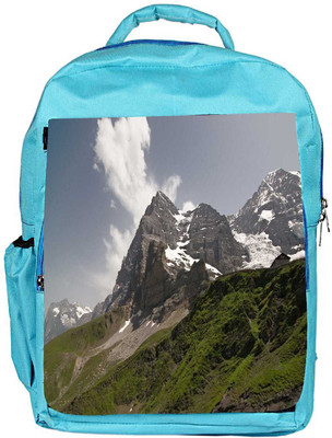 

Snoogg Eco Friendly Canvas Snow In Mountains Designer Backpack Rucksack School Travel Unisex Casual Canvas Bag Bookbag Satchel 5 L Backpack(Blue)