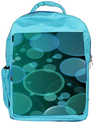 

Snoogg Eco Friendly Canvas Bubbles Design 2380 Backpack Rucksack School Travel Unisex Casual Canvas Bag Bookbag Satchel 5 L Backpack(Blue)