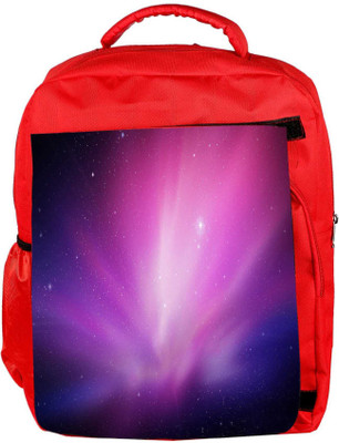 

Snoogg Eco Friendly Canvas Aurora Snow Designer Backpack Rucksack School Travel Unisex Casual Canvas Bag Bookbag Satchel 5 L Backpack(Red)