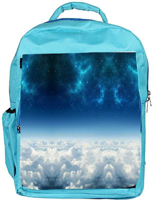 

Snoogg Eco Friendly Canvas Electric Sky Backpack Rucksack School Travel Unisex Casual Canvas Bag Bookbag Satchel 5 L Backpack(Blue)