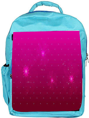 

Snoogg Eco Friendly Canvas Pink Petals Designer Backpack Rucksack School Travel Unisex Casual Canvas Bag Bookbag Satchel 5 L Backpack(Blue)