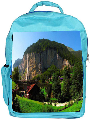 

Snoogg Eco Friendly Canvas Trees On Rock Head Designer Backpack Rucksack School Travel Unisex Casual Canvas Bag Bookbag Satchel 5 L Backpack(Blue)