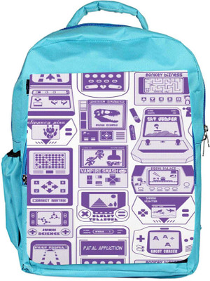 

Snoogg Eco Friendly Canvas Video Gamer'S Dream Backpack Rucksack School Travel Unisex Casual Canvas Bag Bookbag Satchel 5 L Backpack(Blue)