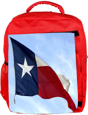 

Snoogg Eco Friendly Canvas Happy Texas Independence Day 2012 Designer Backpack Rucksack School Travel Unisex Casual Canvas Bag Bookbag Satchel 5 L Backpack(Red)