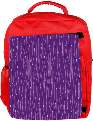 

Snoogg Eco Friendly Canvas Blue Fish Designer Backpack Rucksack School Travel Unisex Casual Canvas Bag Bookbag Satchel 5 L Backpack(Red)