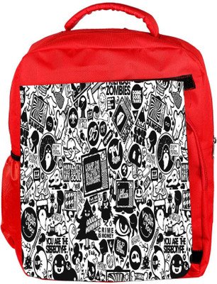 

Snoogg Eco Friendly Canvas Television Designer Backpack Rucksack School Travel Unisex Casual Canvas Bag Bookbag Satchel 5 L Backpack(Red)
