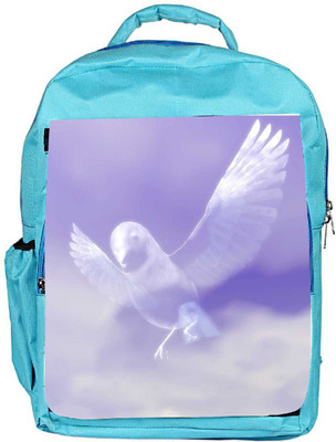 

Snoogg Eco Friendly Canvas Bird Backpack Rucksack School Travel Unisex Casual Canvas Bag Bookbag Satchel 5 L Backpack(Blue)