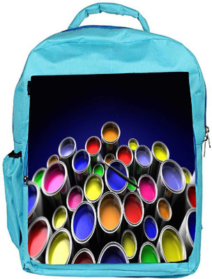 

Snoogg Eco Friendly Canvas Range Of Colours Designer Backpack Rucksack School Travel Unisex Casual Canvas Bag Bookbag Satchel 5 L Backpack(Blue)