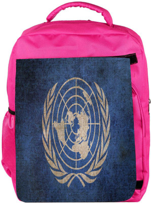 

Snoogg Eco Friendly Canvas Las Naciones Designer Backpack Rucksack School Travel Unisex Casual Canvas Bag Bookbag Satchel 5 L Backpack(Pink)
