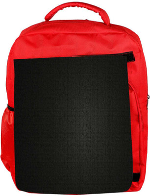 

Snoogg Eco Friendly Canvas Abstract Black Wall Design Designer Backpack Rucksack School Travel Unisex Casual Canvas Bag Bookbag Satchel 5 L Backpack(Red)