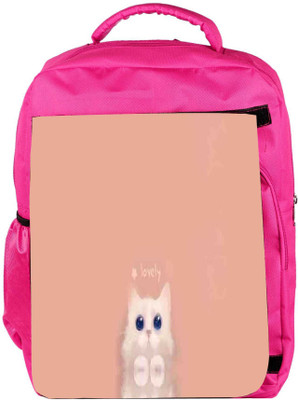 

Snoogg Eco Friendly Canvas I Am Lovely Backpack Rucksack School Travel Unisex Casual Canvas Bag Bookbag Satchel 5 L Backpack(Pink)