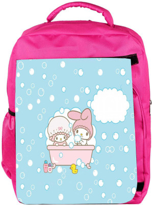 

Snoogg Eco Friendly Canvas Cute Baby Shower Backpack Rucksack School Travel Unisex Casual Canvas Bag Bookbag Satchel 5 L Backpack(Pink)