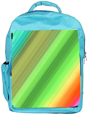 

Snoogg Eco Friendly Canvas Rainbow Power 2400 Backpack Rucksack School Travel Unisex Casual Canvas Bag Bookbag Satchel 5 L Backpack(Blue)