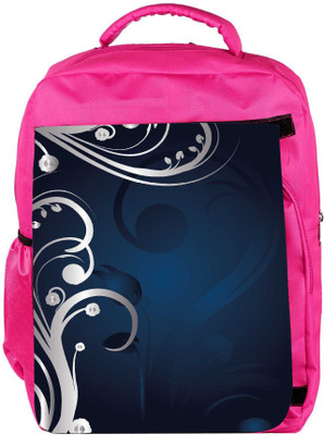 

Snoogg Eco Friendly Canvas Abstract Background Backpack Rucksack School Travel Unisex Casual Canvas Bag Bookbag Satchel 5 L Backpack(Pink)
