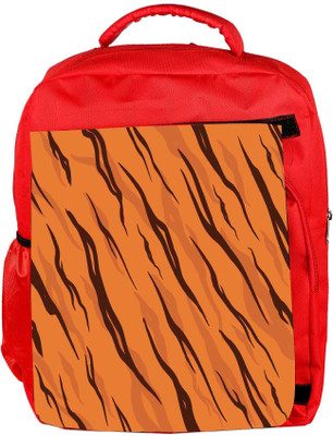 

Snoogg Eco Friendly Canvas Adivasi Styles Designer Backpack Rucksack School Travel Unisex Casual Canvas Bag Bookbag Satchel 5 L Backpack(Red)