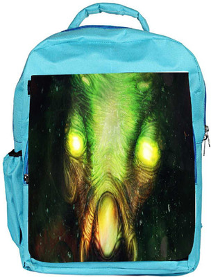 

Snoogg Eco Friendly Canvas Bright Eyes Fantasy Designer Backpack Rucksack School Travel Unisex Casual Canvas Bag Bookbag Satchel 5 L Backpack(Blue)