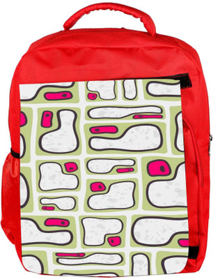 

Snoogg Eco Friendly Canvas Miz Maze 2455 Backpack Rucksack School Travel Unisex Casual Canvas Bag Bookbag Satchel 5 L Backpack(Red)