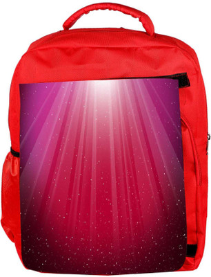 

Snoogg Eco Friendly Canvas Red Background Designer Backpack Rucksack School Travel Unisex Casual Canvas Bag Bookbag Satchel 5 L Backpack(Red)