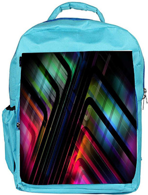 

Snoogg Eco Friendly Canvas Abstract Patterned Design Designer Backpack Rucksack School Travel Unisex Casual Canvas Bag Bookbag Satchel 5 L Backpack(Blue)