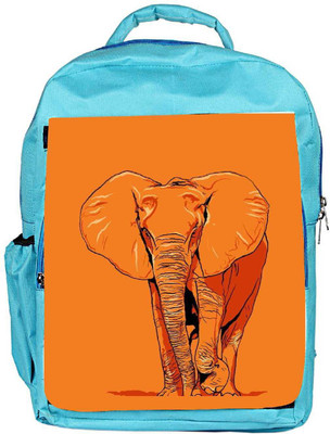 

Snoogg Eco Friendly Canvas Orange Mamoth 2475 Backpack Rucksack School Travel Unisex Casual Canvas Bag Bookbag Satchel 5 L Backpack(Blue)