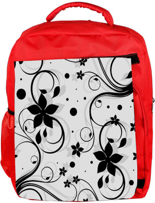 

Snoogg Eco Friendly Canvas Seamless Floral Pattern Abstract Background Backpack Rucksack School Travel Unisex Casual Canvas Bag Bookbag Satchel 5 L Backpack(Red)