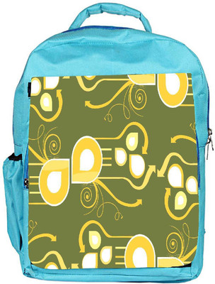 

Snoogg Eco Friendly Canvas Pattern Multicolor Design Designer Backpack Rucksack School Travel Unisex Casual Canvas Bag Bookbag Satchel 5 L Backpack(Blue)