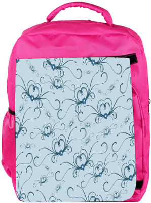 

Snoogg Eco Friendly Canvas Abstract Pattern Designer Backpack Rucksack School Travel Unisex Casual Canvas Bag Bookbag Satchel 5 L Backpack(Pink)