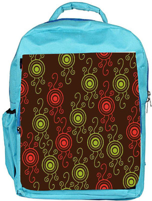 

Snoogg Eco Friendly Canvas Colorful Floral Seamless Pattern In Cartoon Style Seamless Pattern Backpack Rucksack School Travel Unisex Casual Canvas Bag Bookbag Satchel 5 L Backpack(Blue)
