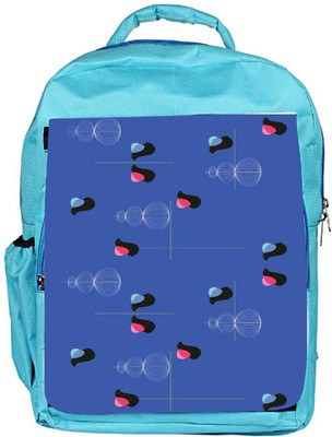 

Snoogg Eco Friendly Canvas Bird Blue 2450 Backpack Rucksack School Travel Unisex Casual Canvas Bag Bookbag Satchel 5 L Backpack(Blue)