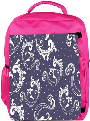 

Snoogg Eco Friendly Canvas Abstract Grey Pattern Designer Backpack Rucksack School Travel Unisex Casual Canvas Bag Bookbag Satchel 5 L Backpack(Pink)