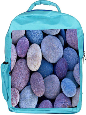 

Snoogg Eco Friendly Canvas Pebble Stone Beach Backpack Rucksack School Travel Unisex Casual Canvas Bag Bookbag Satchel 5 L Backpack(Blue)