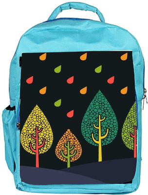 

Snoogg Eco Friendly Canvas Tree Cool Backpack Rucksack School Travel Unisex Casual Canvas Bag Bookbag Satchel 5 L Backpack(Blue)