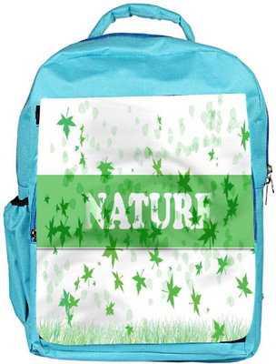 

Snoogg Eco Friendly Canvas Nature Designer Backpack Rucksack School Travel Unisex Casual Canvas Bag Bookbag Satchel 5 L Backpack(Blue)