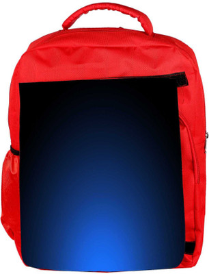 

Snoogg Eco Friendly Canvas Glowing Blue Design Designer Backpack Rucksack School Travel Unisex Casual Canvas Bag Bookbag Satchel 5 L Backpack(Red)