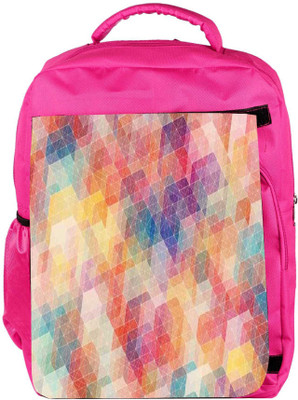 

Snoogg Eco Friendly Canvas Cool Pattern Backpack Rucksack School Travel Unisex Casual Canvas Bag Bookbag Satchel 5 L Backpack(Pink)