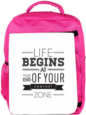 

Snoogg Eco Friendly Canvas End Your Comfort Backpack Rucksack School Travel Unisex Casual Canvas Bag Bookbag Satchel 5 L Backpack(Pink)