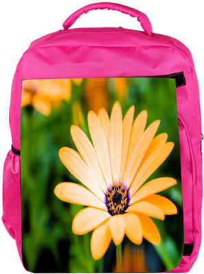 

Snoogg Eco Friendly Canvas Blossom Flower Designer Backpack Rucksack School Travel Unisex Casual Canvas Bag Bookbag Satchel 5 L Backpack(Pink)