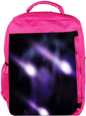 

Snoogg Eco Friendly Canvas Comets Outer Space Backdrop Backpack Rucksack School Travel Unisex Casual Canvas Bag Bookbag Satchel 5 L Backpack(Pink)