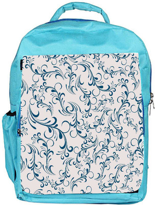 

Snoogg Eco Friendly Canvas Seamless Floral Pattern Abstract Background Backpack Rucksack School Travel Unisex Casual Canvas Bag Bookbag Satchel 5 L Backpack(Blue)