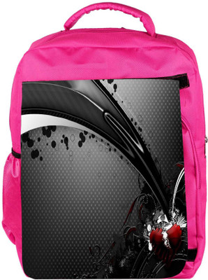 

Snoogg Eco Friendly Canvas Abstarct Grey Patytern Design Designer Backpack Rucksack School Travel Unisex Casual Canvas Bag Bookbag Satchel 5 L Backpack(Pink)