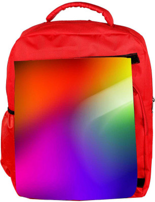 

Snoogg Eco Friendly Canvas Multicolor Pattern Design Designer Backpack Rucksack School Travel Unisex Casual Canvas Bag Bookbag Satchel 5 L Backpack(Red)