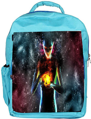 

Snoogg Eco Friendly Canvas Fire Women Designer Backpack Rucksack School Travel Unisex Casual Canvas Bag Bookbag Satchel 5 L Backpack(Blue)