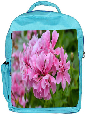 

Snoogg Eco Friendly Canvas Pink Flower Designer Backpack Rucksack School Travel Unisex Casual Canvas Bag Bookbag Satchel 5 L Backpack(Blue)