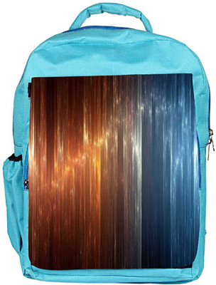 

Snoogg Eco Friendly Canvas Vertical Crystal Design Designer Backpack Rucksack School Travel Unisex Casual Canvas Bag Bookbag Satchel 5 L Backpack(Blue)