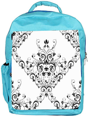 

Snoogg Eco Friendly Canvas Petal Flower Designer Backpack Rucksack School Travel Unisex Casual Canvas Bag Bookbag Satchel 5 L Backpack(Blue)