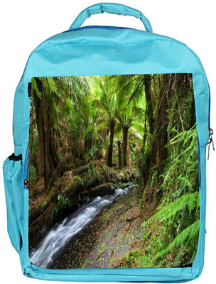 

Snoogg Eco Friendly Canvas Lake In Jungle Designer Backpack Rucksack School Travel Unisex Casual Canvas Bag Bookbag Satchel 5 L Backpack(Blue)