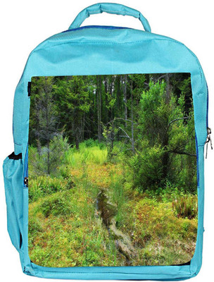 

Snoogg Eco Friendly Canvas Small Pond In Tree Designer Backpack Rucksack School Travel Unisex Casual Canvas Bag Bookbag Satchel 5 L Backpack(Blue)