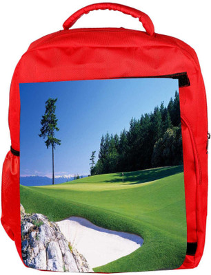 

Snoogg Eco Friendly Canvas Pure Nature Designer Backpack Rucksack School Travel Unisex Casual Canvas Bag Bookbag Satchel 5 L Backpack(Red)